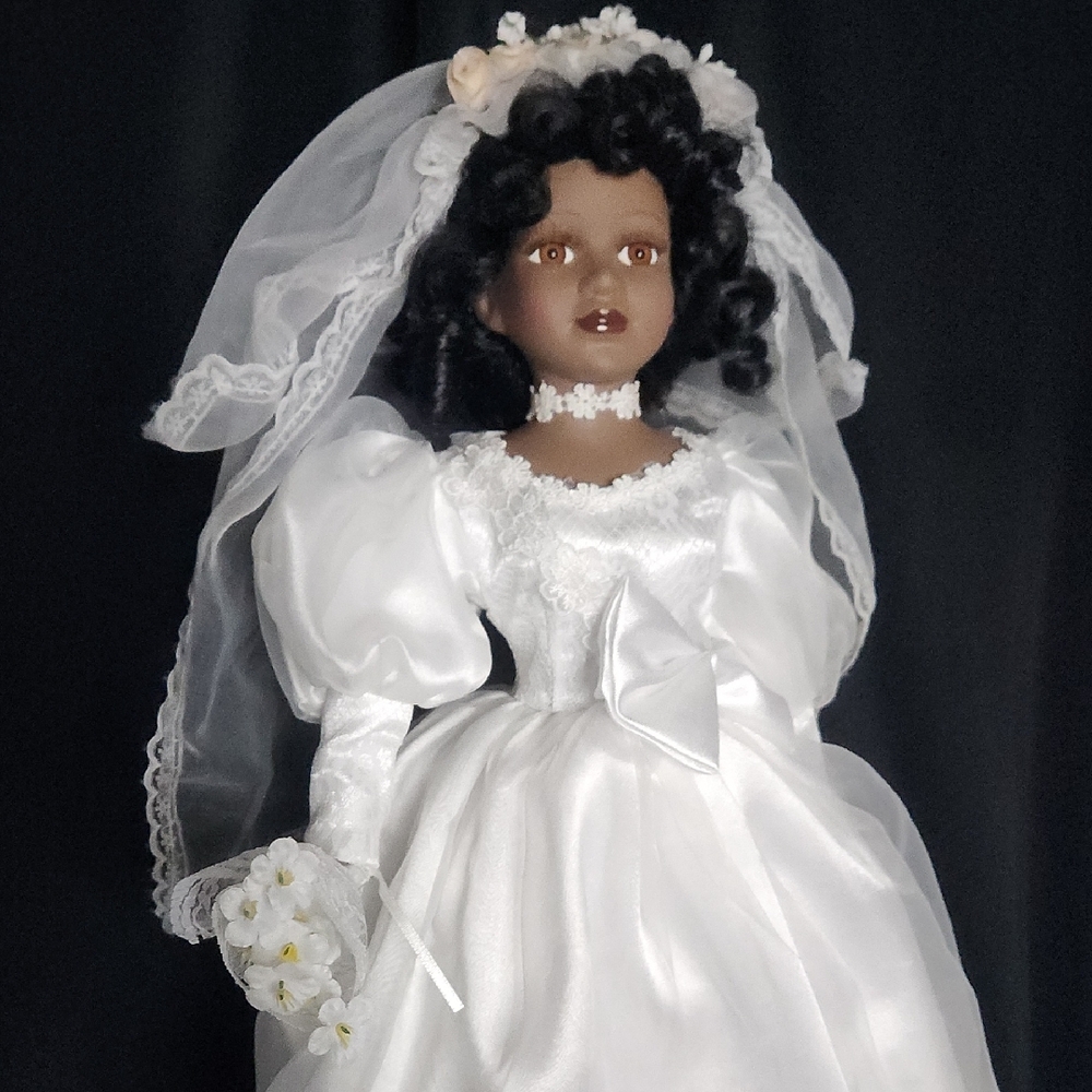 Porcelain Bridal Doll
